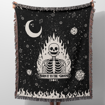 Burn it to the Ground Dnd Blanket