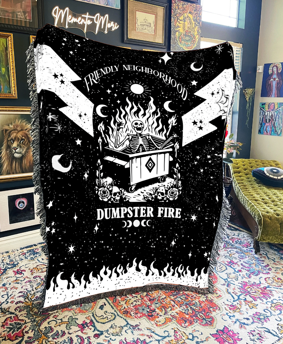 Friendly Neighborhood Dumpster Fire Blanket